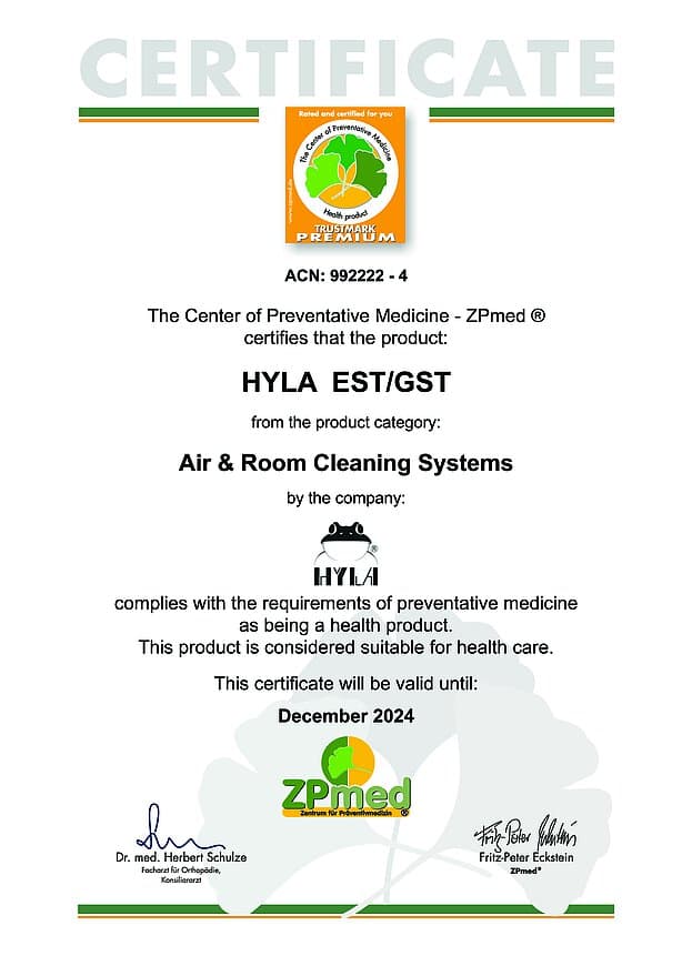 Certifikat HYLA – Plus X Award 2024 – Gold