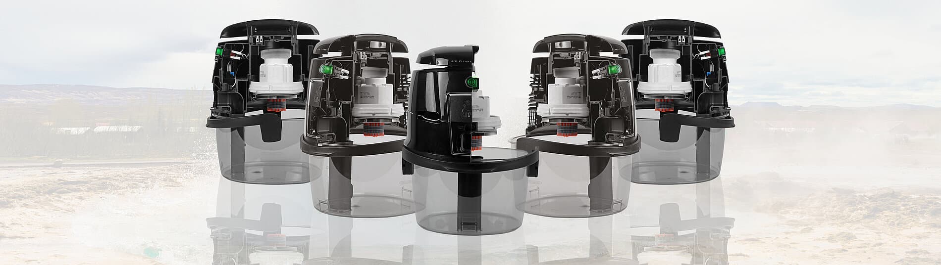 Prerezi naprave HYLA EST z novim separatorjem HYLA DEFENDER